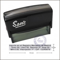 SELLO CON TINTA SA7010